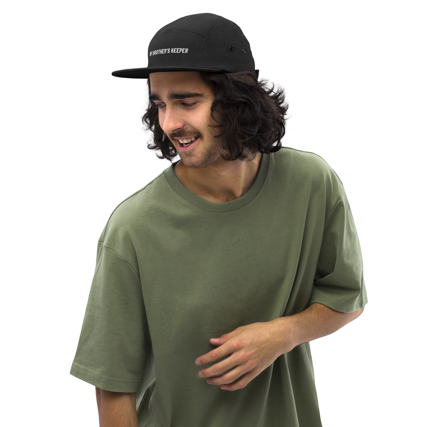 "My Brother's Keeper" Minimalist 5-Panel Cap