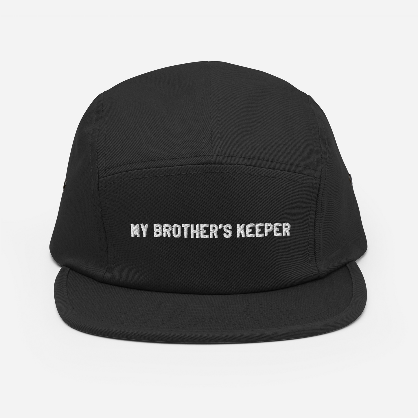 "My Brother's Keeper" Minimalist 5-Panel Cap