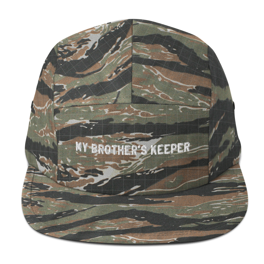 "My Brother's Keeper" Minimalist 5-Panel Cap