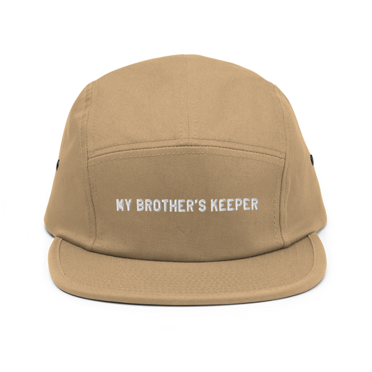 "My Brother's Keeper" Minimalist 5-Panel Cap