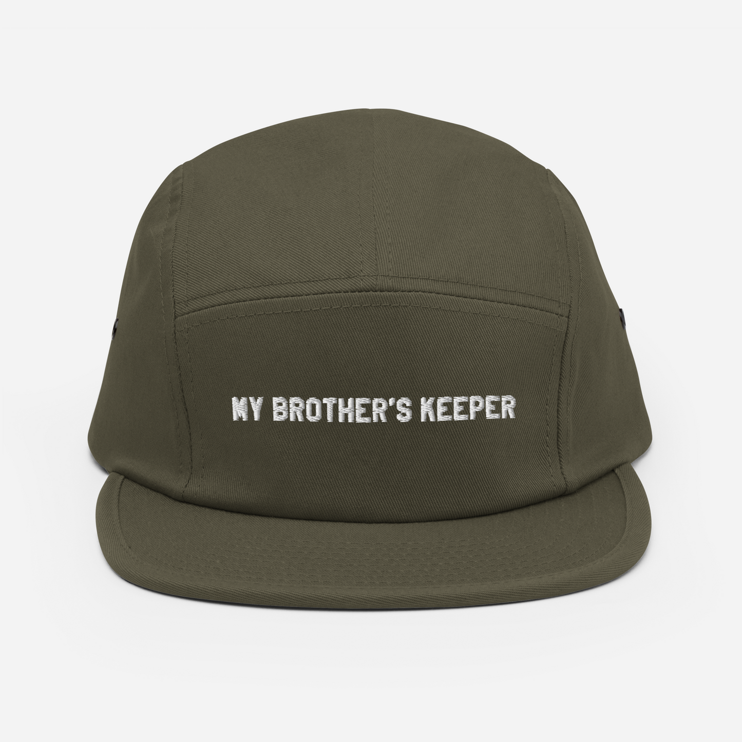 "My Brother's Keeper" Minimalist 5-Panel Cap
