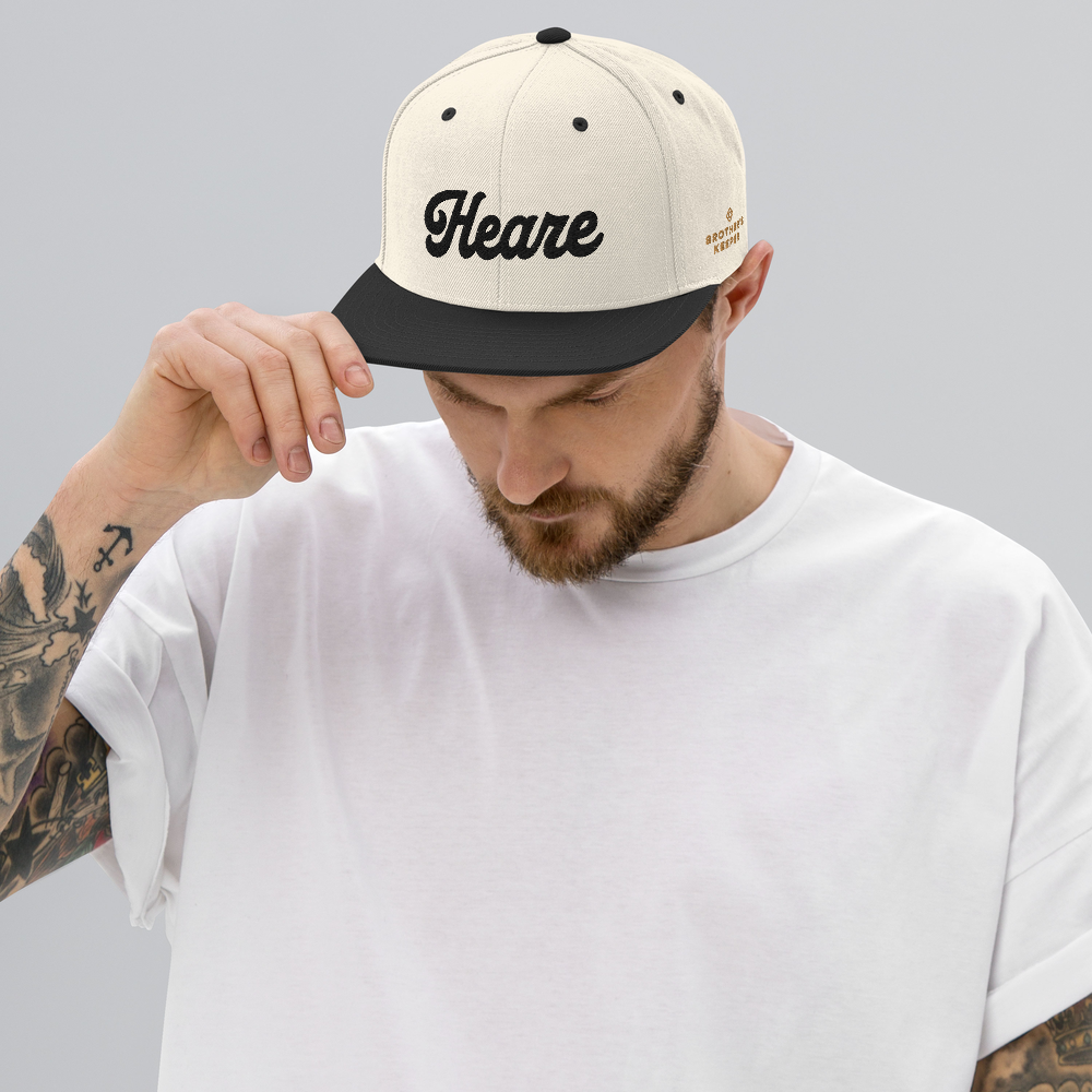 Brother's Keeper Membership Snapback Hat (Natural & Black)
