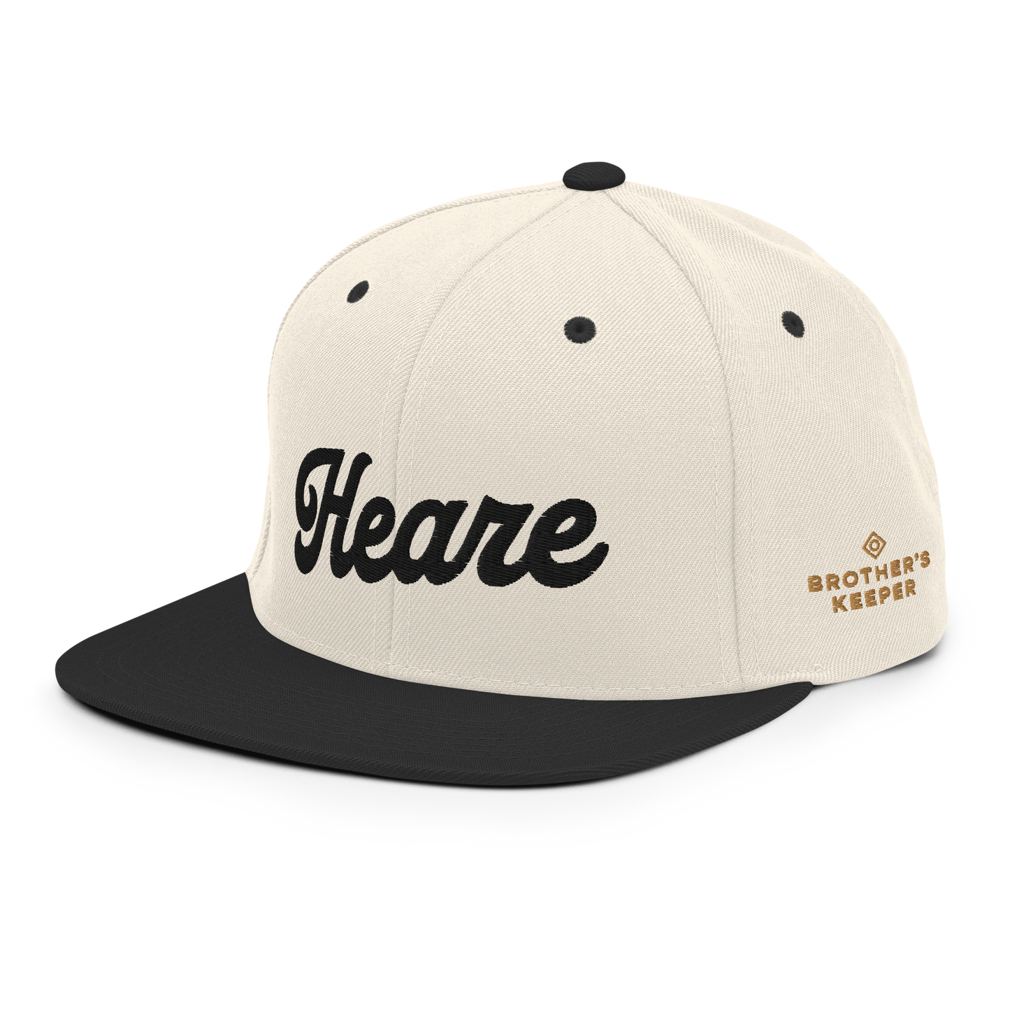 Brother's Keeper Membership Snapback Hat (Natural & Black)