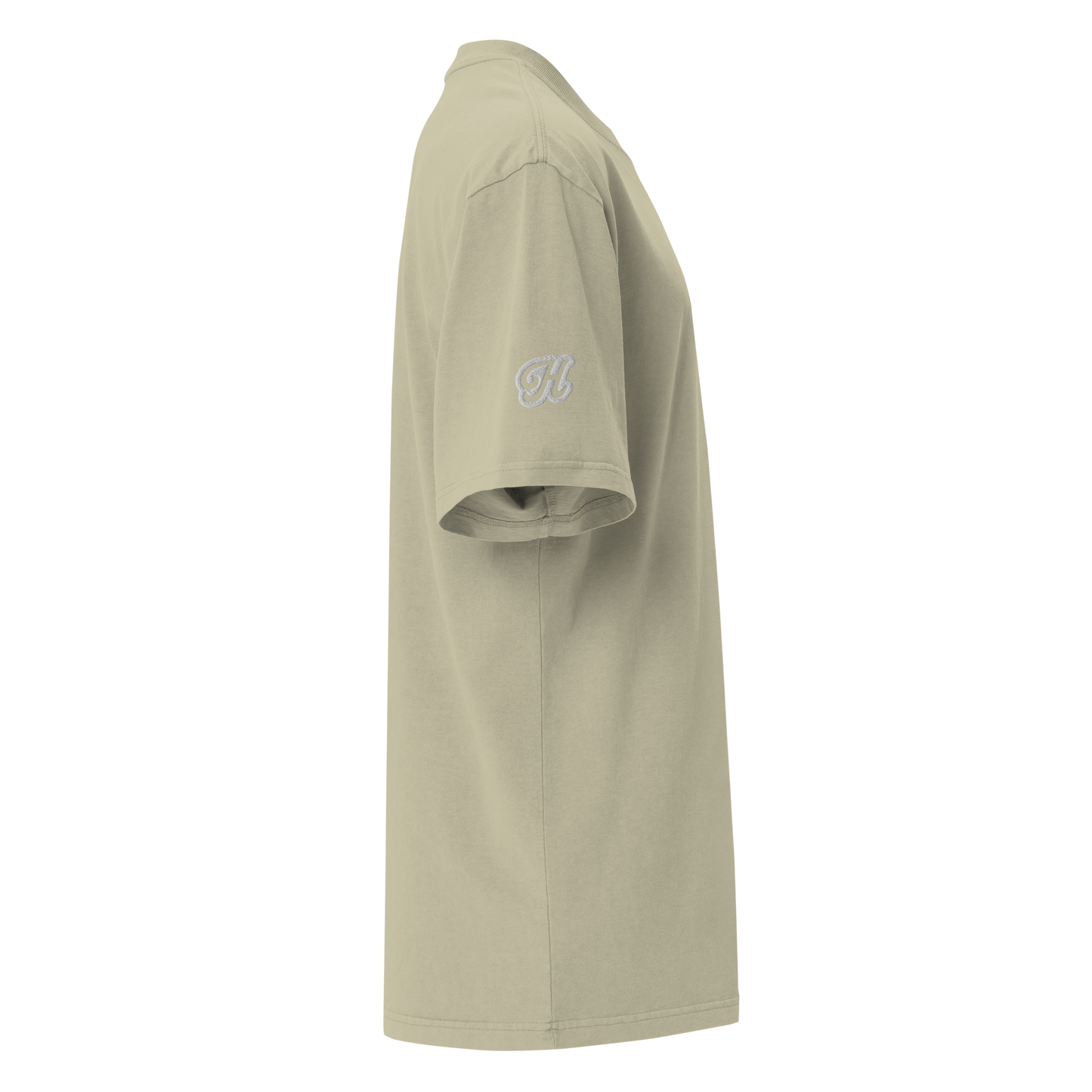 Essential Tee 1: Oversized Faded + Embroidered Logo (3 Colors)