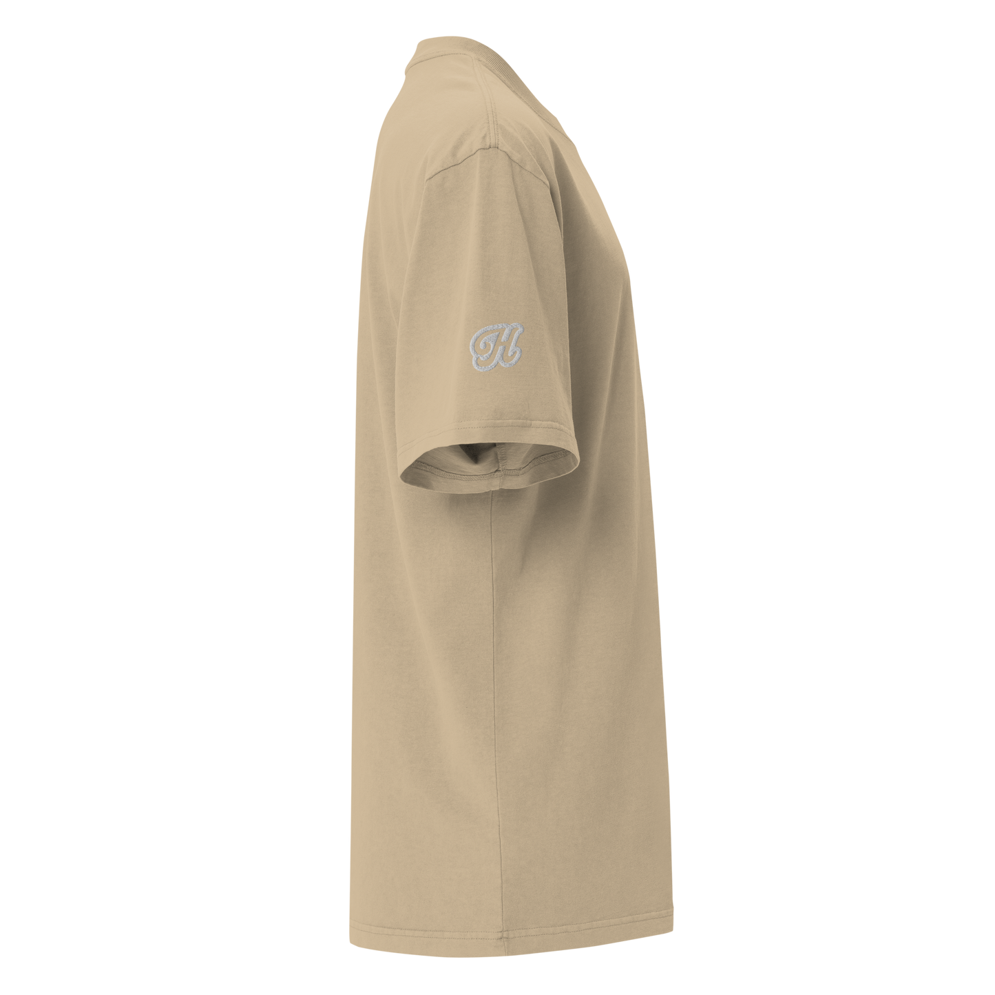 Essential Tee 1: Oversized Faded + Embroidered Logo (3 Colors)