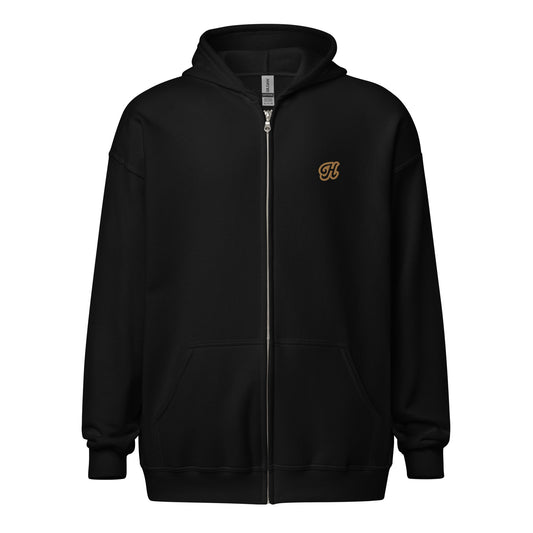 Essential unisex zip hoodie