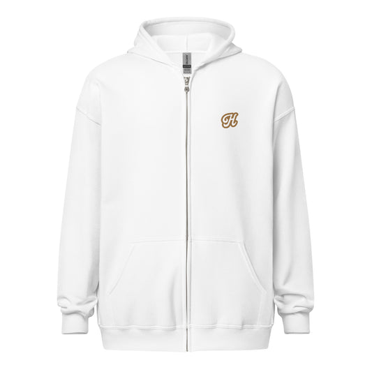 Essential unisex zip hoodie