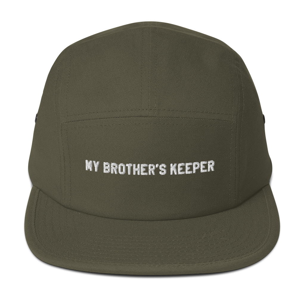 "My Brother's Keeper" Minimalist 5-Panel Cap