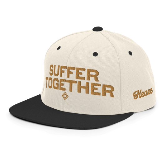 "Suffer Together" Tan Snapback Hat
